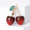 Alloy Cherry Brooch Pin For Bags Blazers And Fashion Decoration view 3