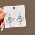 Dreamy Number 5 Planet Star Zircon Alloy Drop Earrings For Women Luxury Punk Style Earrings view 1
