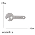 Stainless Steel Wrench Brooch Pin For Clothing And Lapel Accessories view 5