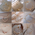 Korean Style Alloy Zircon Heart Flower Geometric Bangle For Women view 1