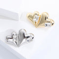 Alloy Vintage Heart Brooch Pin For Elegant Womens Clothing Accessories view 3