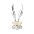 Alloy Rabbit With Glasses Brooch Pin For Cute Apparel Accessories view 5