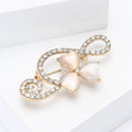 Alloy Rhinestone Cat Eye Music Note Brooch Pin For Clothing view 3