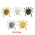 Zinc Alloy Spider Charm Pendant for DIY Necklace Bracelet Jewelry Making view 1