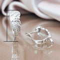 Creative Angel Wing Ear Cuff Minimalist Feather Earrings For Women Stylish Versatile Jewelry view 5
