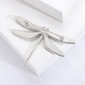 Vintage Alloy Emerald Shell Dragonfly Brooch For Suit And Coat view 4