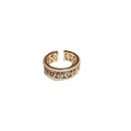 Pearl Hollow Square Zircon Open Ring For Women view 5