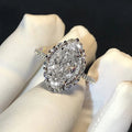 Hot Selling Olive Marquise Zircon Ring For Women, Light Luxury Women's Ring view 1