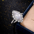 Hot Selling Olive Marquise Zircon Ring For Women, Light Luxury Women's Ring view 4