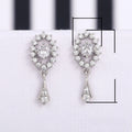 French Niche Winter Tassel Zircon Drop Earrings For Women Gentle Elegant Fashion Jewelry view 5