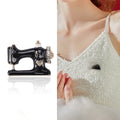 Alloy Enamel Sewing Machine Brooch For Creative Clothing Decoration view 2