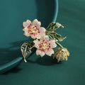 Alloy Zircon Flower Brooch Pin For Suits And Coats view 2
