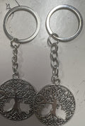 Vintage Alloy Tree Of Life Key Rings For DIY Jewelry Making Accessory Findings view 1