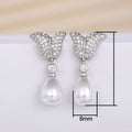 Creative Mermaid Tail Faux Pearl Drop Earrings For Women, Elegant Celebrity Style Ear Jewelry view 5