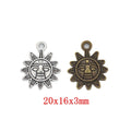 Zinc Alloy Sunflower Charm Pendant No.536378 for DIY Necklace Bracelet Jewelry Making view 1