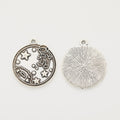 Vintage Zinc Alloy Astronaut And Planet Charm Pendant DIY Jewelry Accessories For Necklaces 2043 view 3
