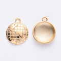Zinc Alloy Earth Charm Pendant for DIY Necklace Bracelet Jewelry Making view 4