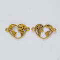 Zinc Alloy Heart Earth Charm Pendant for DIY Necklace Bracelet Jewelry Making view 4