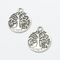 Zinc Alloy Tree Of Life Charm Pendant for DIY Necklace Bracelet Jewelry Making view 2