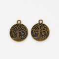 Zinc Alloy Tree Of Life Charm Pendant for DIY Necklace Bracelet Jewelry Making view 3