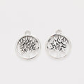 Antique Silver Zinc Alloy Tree Of Life Charm Pendant No.858952 for DIY Necklace Bracelet Jewelry Making view 2