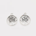 Antique Silver Zinc Alloy Tree Of Life Charm Pendant No.858952 for DIY Necklace Bracelet Jewelry Making view 1