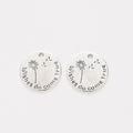 Zinc Alloy Tree Charm Pendant No.302230 for DIY Necklace Bracelet Jewelry Making view 2