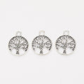 Zinc Alloy Tree Of Life Charm Pendant No.366124 for DIY Necklace Bracelet Jewelry Making view 3