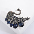 Crystal Rhinestone Alloy Swan Brooch Pin For Coats And Apparel view 4