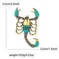 Alloy Rhinestone Scorpion Brooch Pin For Suit And Shirt Decoration view 4