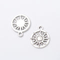 Zinc Alloy Sun Charm Pendant No.486632 for DIY Necklace Bracelet Jewelry Making view 2