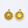 Zinc Alloy Sun Charm Pendant No.486632 for DIY Necklace Bracelet Jewelry Making view 5
