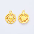 Zinc Alloy Sun Charm Pendant No.486632 for DIY Necklace Bracelet Jewelry Making view 4