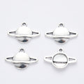 Zinc Alloy Planet Charm Pendant No.142223 for DIY Necklace Bracelet Jewelry Making view 3
