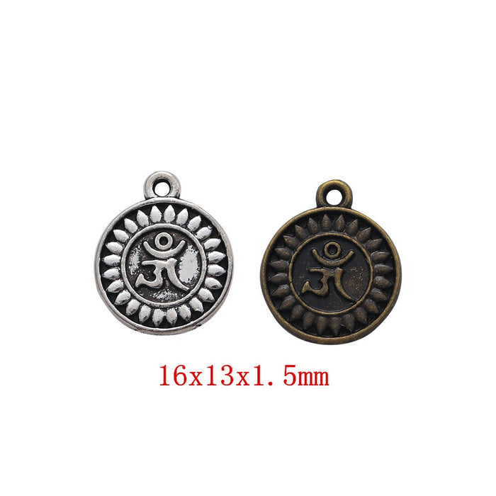 Zinc Alloy Yoga Pose Charm Pendant for DIY Necklace Bracelet Jewelry Making