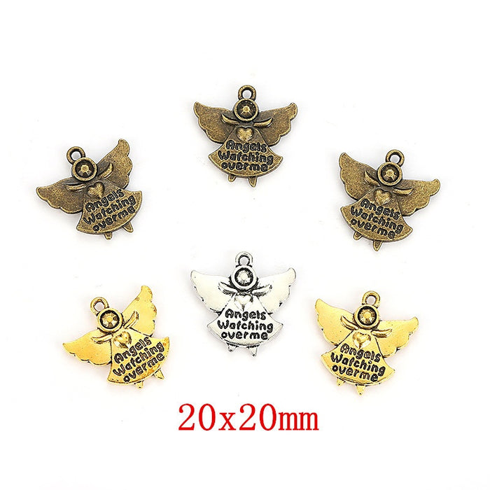 Zinc Alloy Angel Charm Pendant No.492977 for DIY Necklace Bracelet Jewelry Making