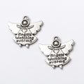 Zinc Alloy Angel Charm Pendant No.492977 for DIY Necklace Bracelet Jewelry Making view 4