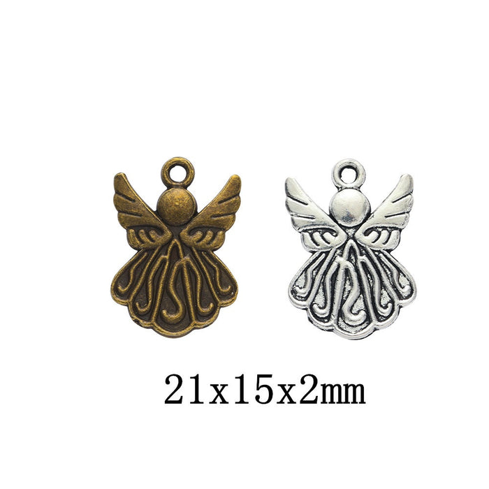 Zinc Alloy Angel Charm Pendant No.224070 for DIY Necklace Bracelet Jewelry Making