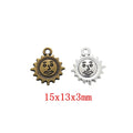 Zinc Alloy Sun Charm Pendant No.067299 for DIY Necklace Bracelet Jewelry Making view 1