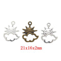 Zinc Alloy Sun Charm Pendant for DIY Necklace Bracelet Jewelry Making view 1