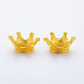 Zinc Alloy Crown Charm Pendant No.420554 for DIY Necklace Bracelet Jewelry Making view 3