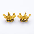 Zinc Alloy Crown Charm Pendant No.420554 for DIY Necklace Bracelet Jewelry Making view 4