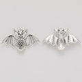 Antique Silver Zinc Alloy Bat Charm Pendant for DIY Necklace Bracelet Jewelry Making view 2