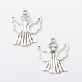 Zinc Alloy Angel Charm Pendant No.013081 for DIY Necklace Bracelet Jewelry Making view 2