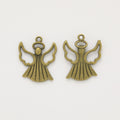 Zinc Alloy Angel Charm Pendant No.013081 for DIY Necklace Bracelet Jewelry Making view 3