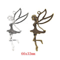 Vintage Zinc Alloy Angel Charm Pendant DIY Jewelry Accessories For Bracelets And Earrings 1262 view 1