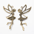 Vintage Zinc Alloy Angel Charm Pendant DIY Jewelry Accessories For Bracelets And Earrings 1262 view 2