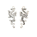 Zinc Alloy Flying Dragon Charm Pendant No.520924 for DIY Necklace Bracelet Jewelry Making view 3