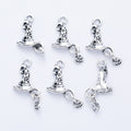 Antique Silver Zinc Alloy Witch Hat Charm Pendant for DIY Necklace Bracelet Jewelry Making view 2