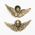 DIY Jewelry Accessory Vintage Zinc Alloy Angel Pendant Charm For Necklace Bracelet Making 1246 view 2
